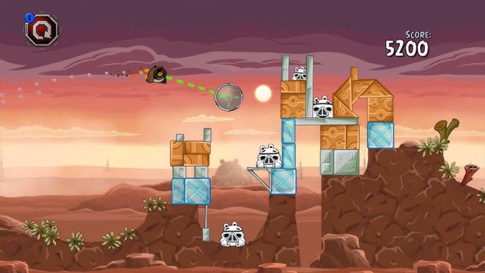 Gameplay-bilde fra Angry Birds Star Wars Xbox 360 Spill
