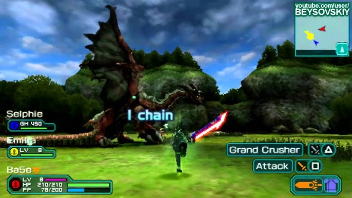 Phantasy star - Portable - Playstation portable spill (PSP)