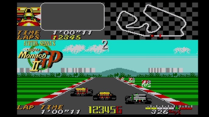 Ayrton Senna's - Super monaco GPII - Sega master system spill