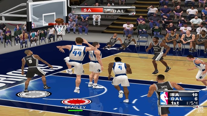Gameplay-bilde fra Nba Courtside 2002 Nintendo Gamecube Spill Copy