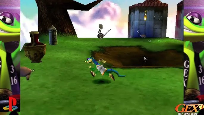 Gex - Deep cover gecko - Playstation 1 spill (PS1)