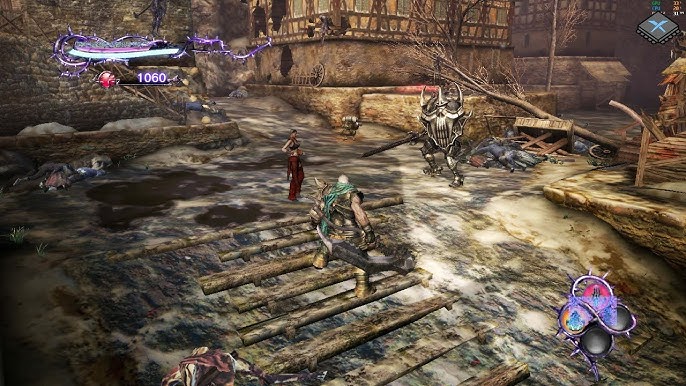 Gameplay-bilde fra Knights Contract – Xbox 360 spill