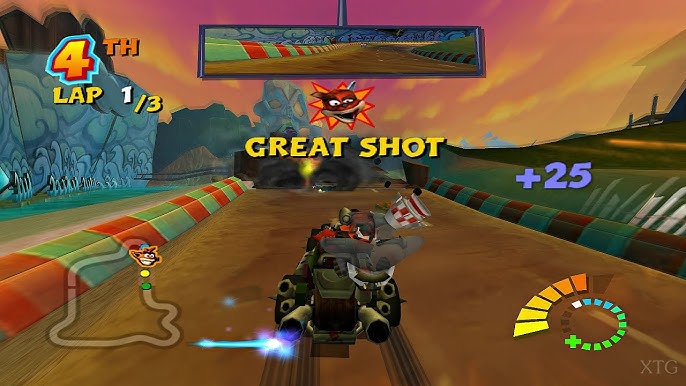 Crash - tag team racing (platinum) - Playstation 2 spill (PS2)