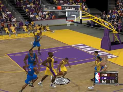 Gameplay-bilde fra Nba Courtside 2002 Nintendo Gamecube Spill Copy