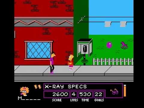The simpsons - Bart vs. the world (SCN) - NES spill