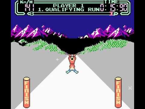 Slalom (EEC) - Nintendo entertainment system spill (NES)
