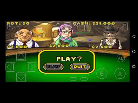World championship poker - Nintendo Gameboy advance spill (GBA)
