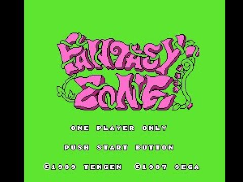 Fantasy zone (Tengen / USA) - Nintendo entertainment system / NES spill