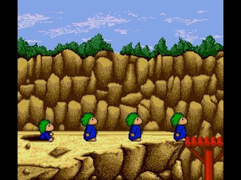 Lemmings - Super nintendo entertainment system spill (snes)