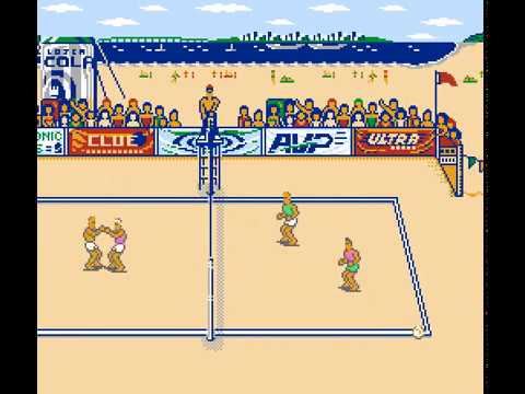 Kings of the beach (USA) (i eske) - Nintendo entertainment system / NES spill