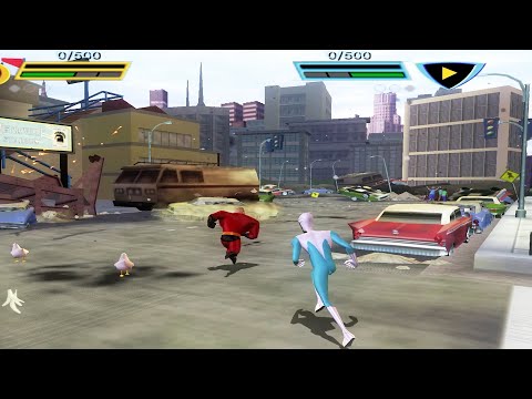 The Incredibles - Rise of the Underminer - Playstation 2 spill (PS2)