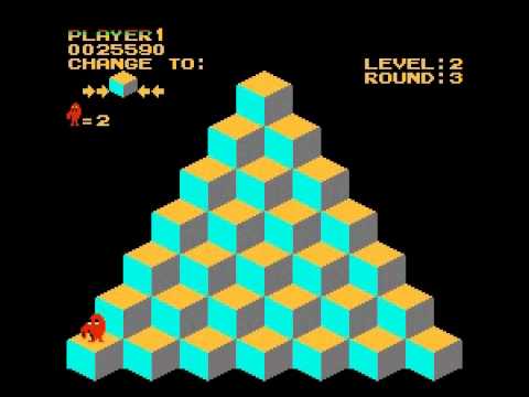 Q*bert (USA) - Nintendo entertainment system / NES spill