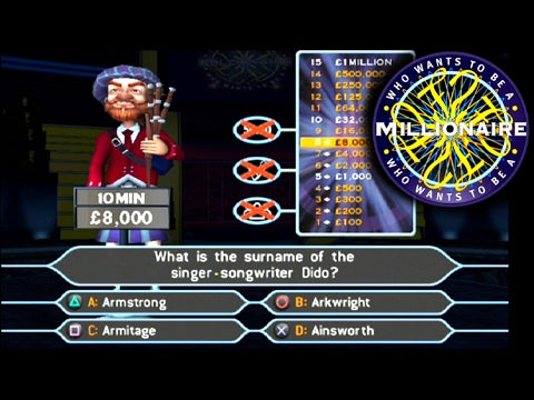 Who wants to be a millionaire (party edition) - Playstation 2 spill (PS2)