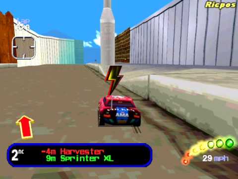 Gameplay-bilde fra Re-Volt - Playstation 1 spill (PS1)