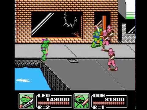 Teenage mutant hero turtles (UKV) - Nintendo entertainment system / NES spill