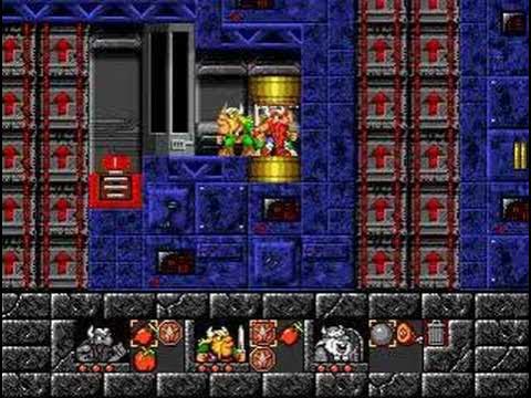The lost vikings (SCN) - Super nintendo entertainment system spill (SNES)