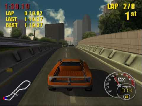 Supercar Street Challenge - Playstation 2 spill (PS2)