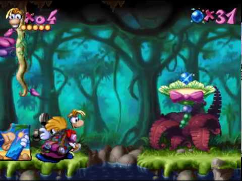 Gameplay-bilde fra Rayman Platinum Playstation 1 Spill Ps1