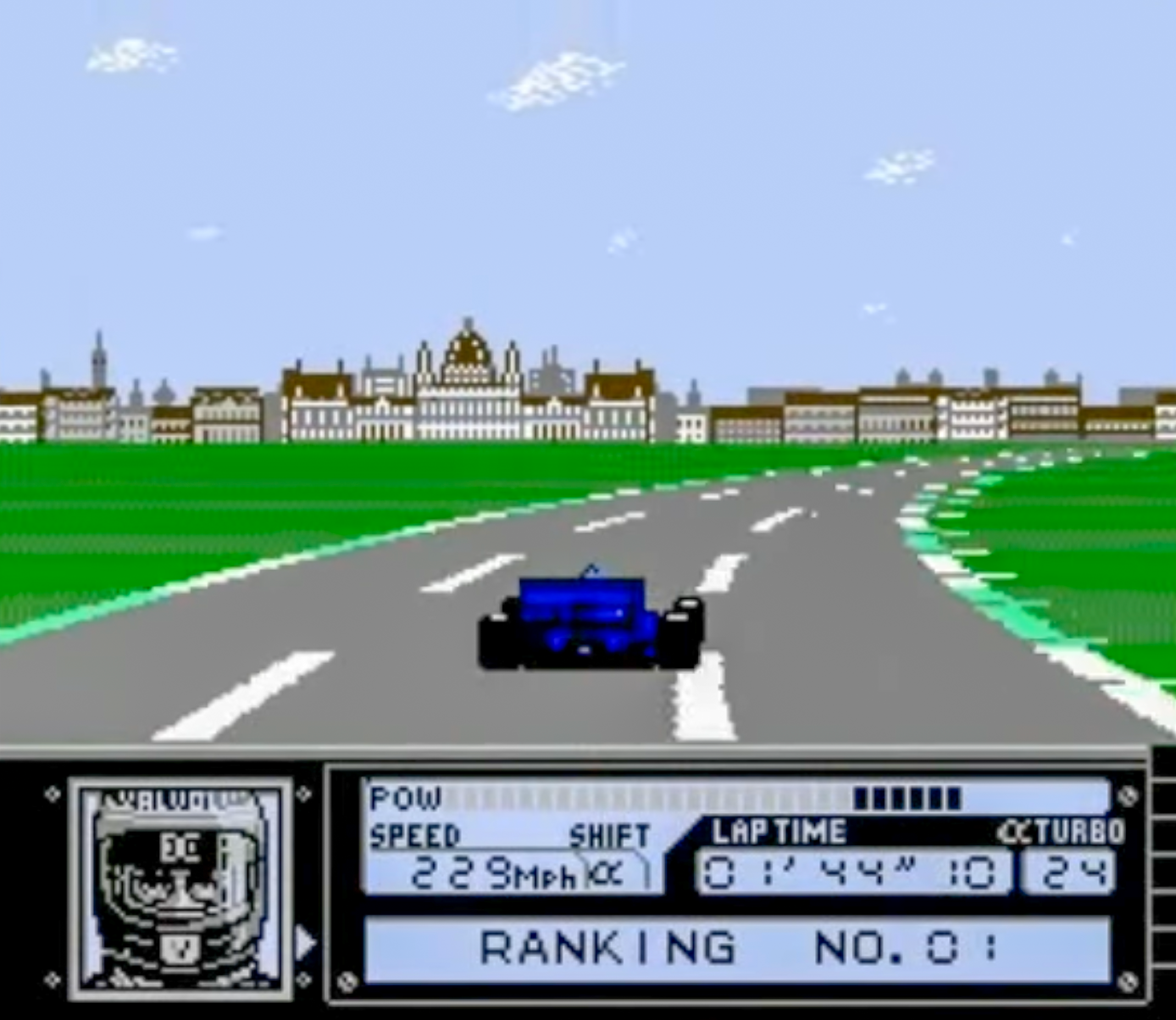 Al Unser Jr.'s Turbo Racing (USA) - Nintendo entertainment system / NES spill