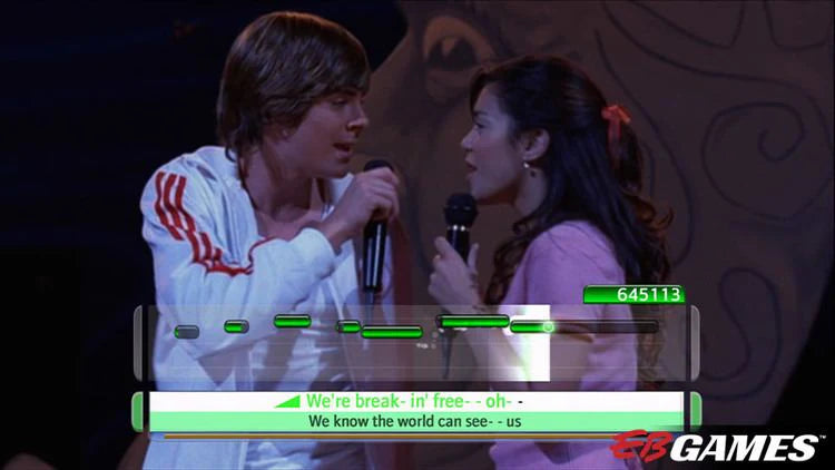 Gameplay-bilde fra Sing it - High school musical 3 - Senior year - Playstation 3 spill (ps3)
