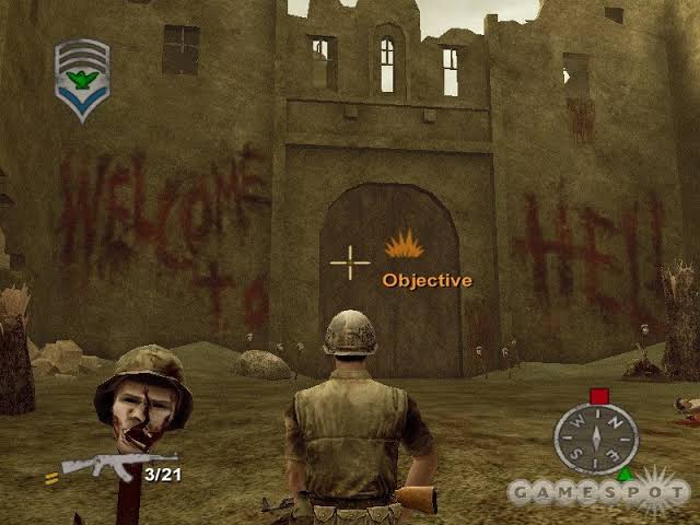 Shellshock - Nam '67 - Playstation 2 spill (PS2)
