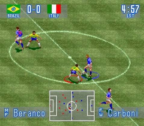 International superstar soccer (I eske) - Sega mega drive spill