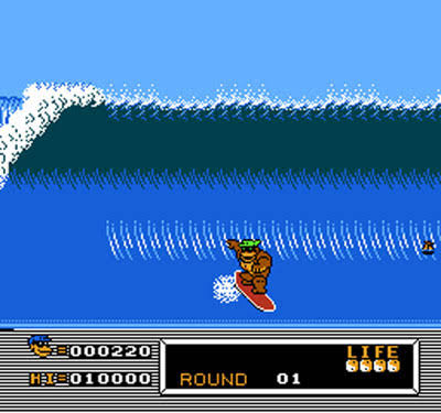 Town & Country Surf Designs: Wood & Water Rage (USA) - NES spill