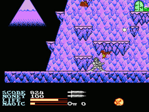 Iron sword - Wizards & warriors II (USA) (i eske) - NES spill
