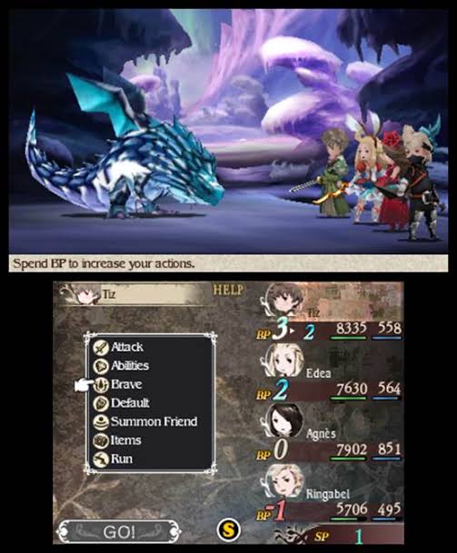 Bravely Default – Nintendo 3DS spill