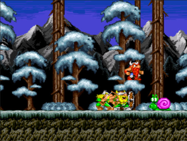 The lost vikings (SCN) - Super nintendo entertainment system spill (SNES)