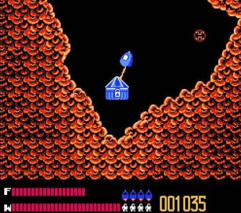 Solar jetman - Hunt for the golden warship (SCN) - NES spill