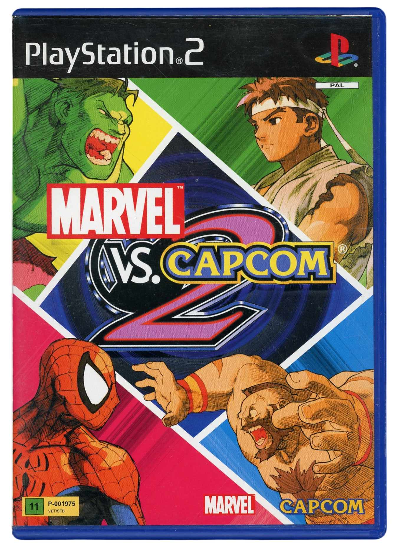 Marvel VS. Capcom 2 - Playstation 2 spill (PS2)