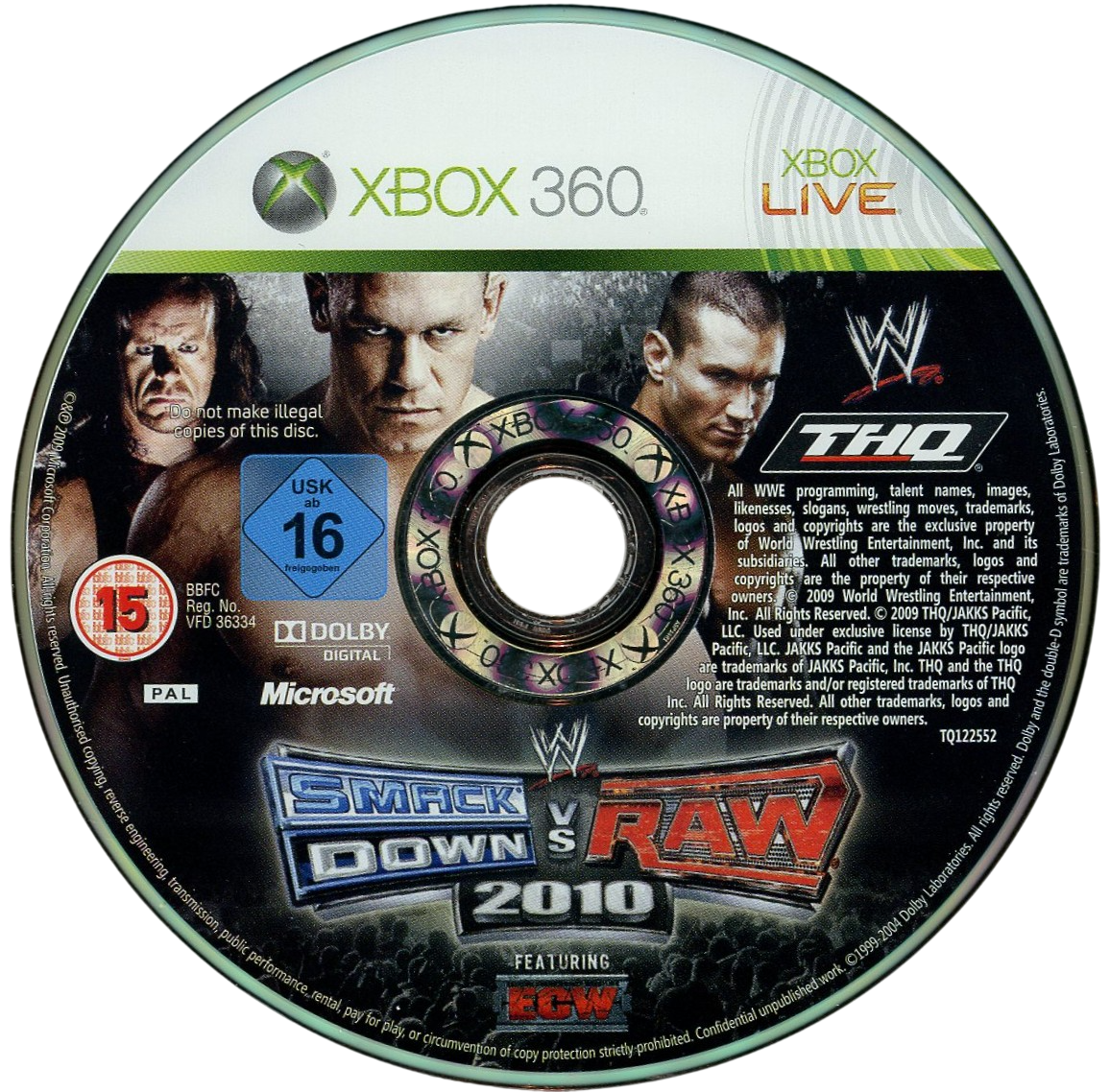WWE SmackDown vs. Raw 2010 – Xbox 360 spill