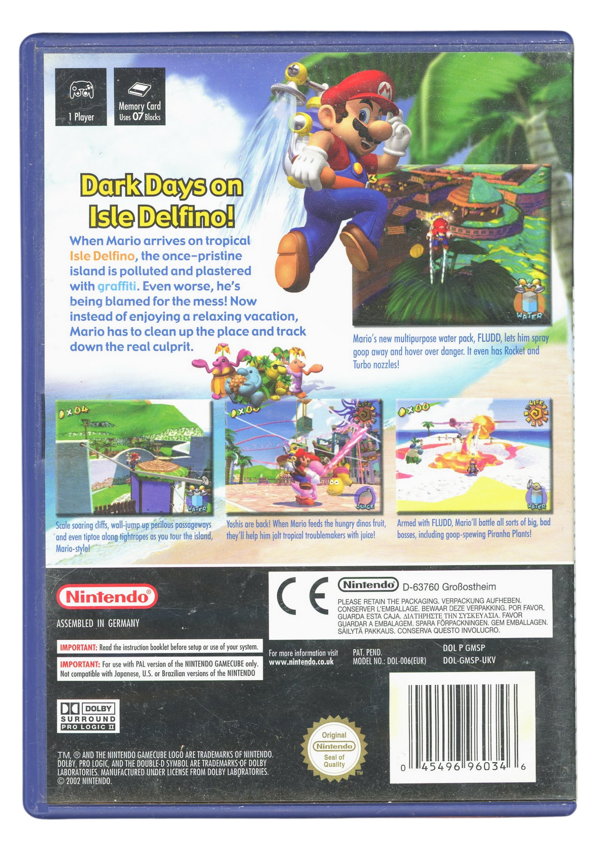 Super mario sunshine - Nintendo Gamecube spill