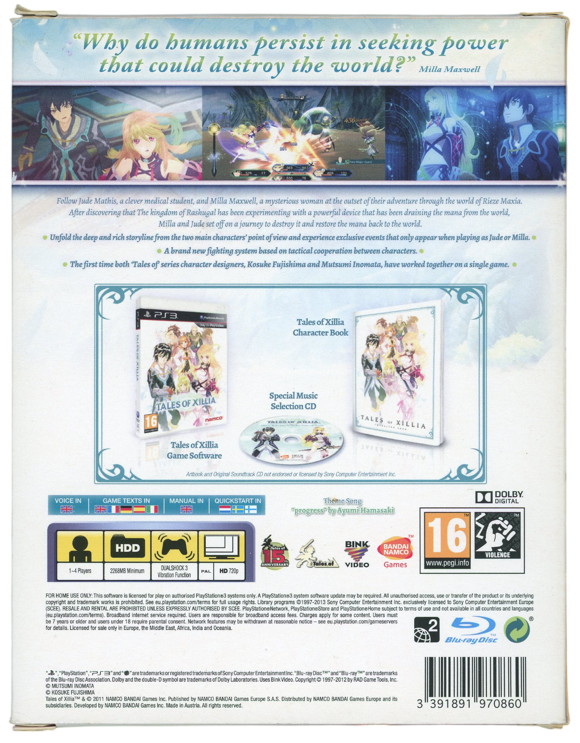 Tales of Xillia (day one edition) - Playstation 3 spill (ps3)