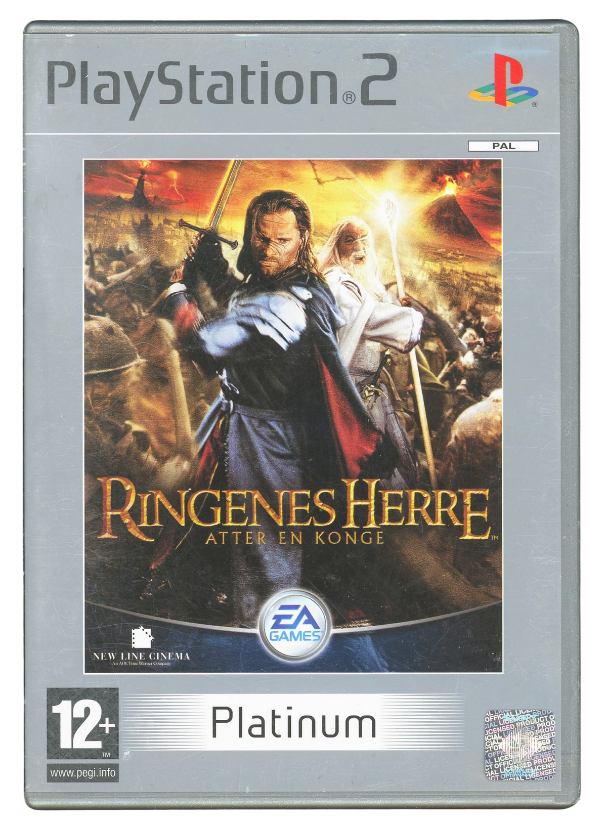 The lord of the rings - The return of the king (platinum) - Playstation 2 spill (PS2)