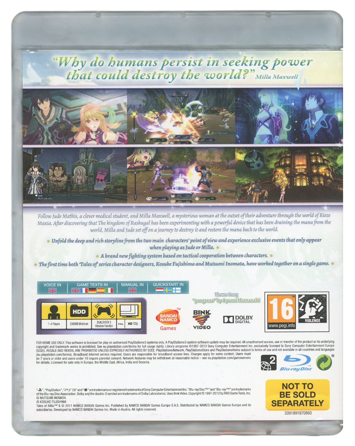 Tales of Xillia (day one edition) - Playstation 3 spill (ps3)