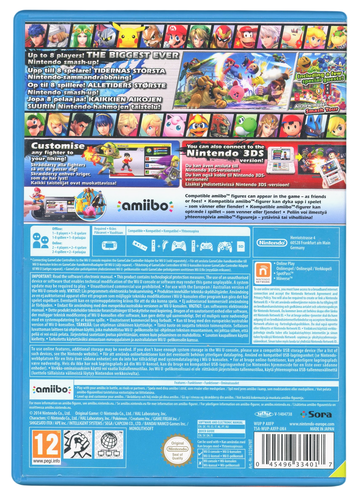 Super smash bros. - Nintendo Wii U spill