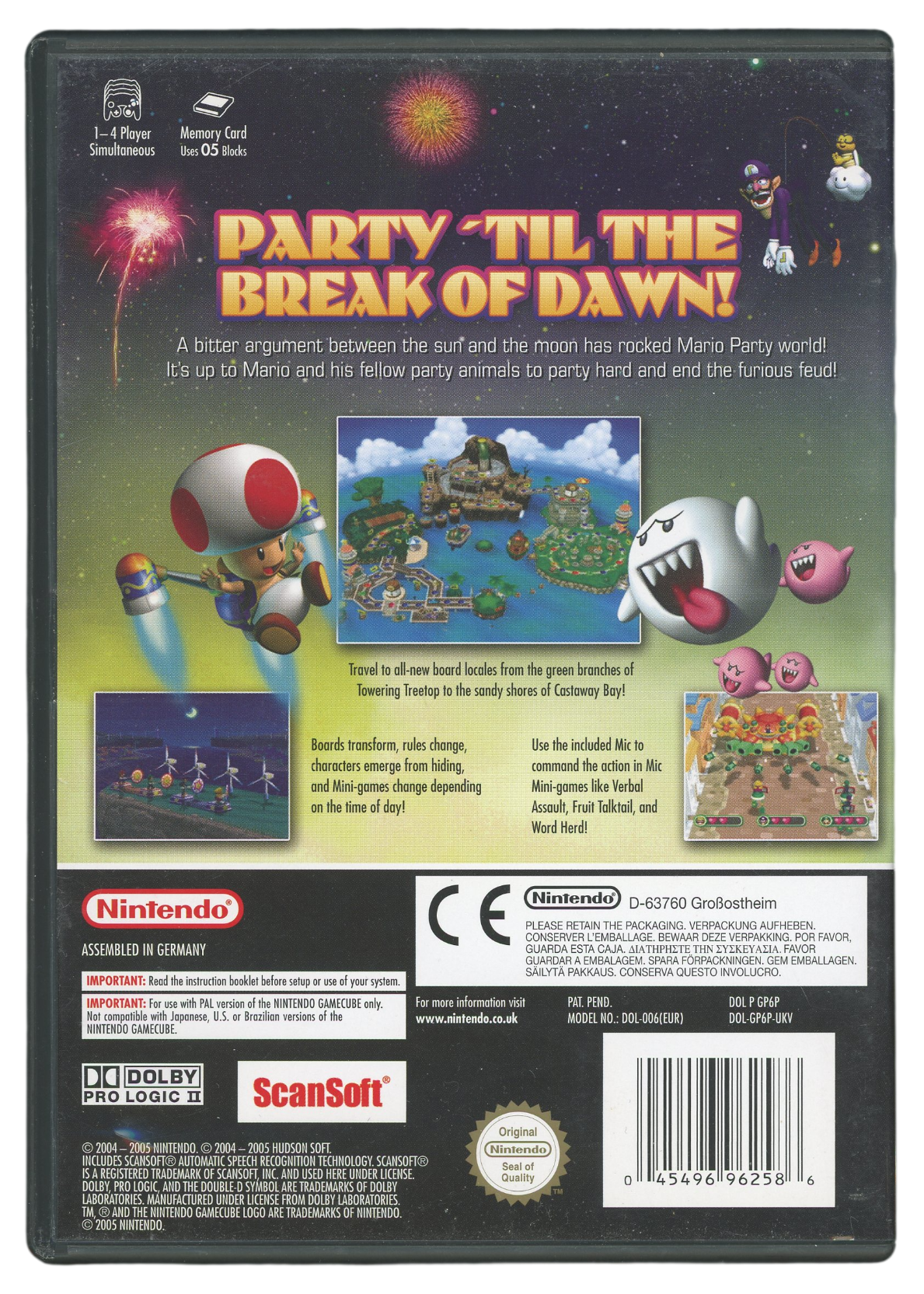 Mario party 6 – Nintendo GameCube spill