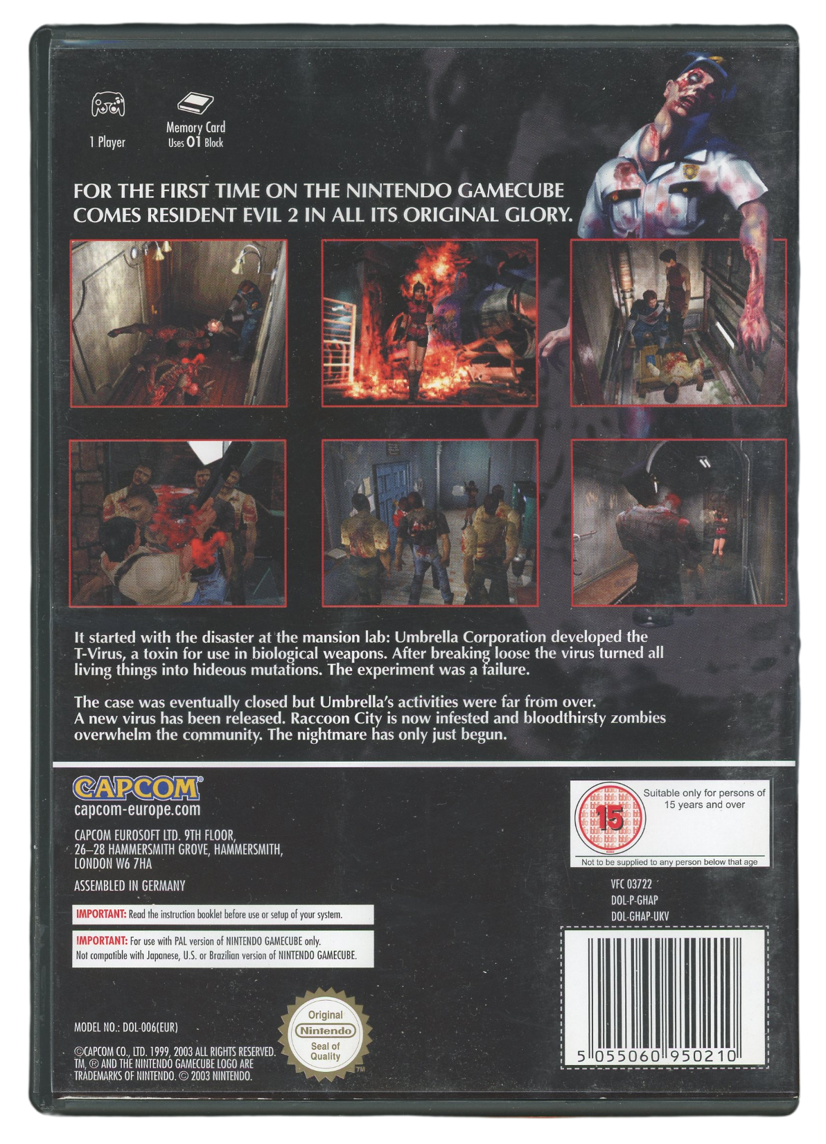 Resident evil 2 – Nintendo GameCube spill