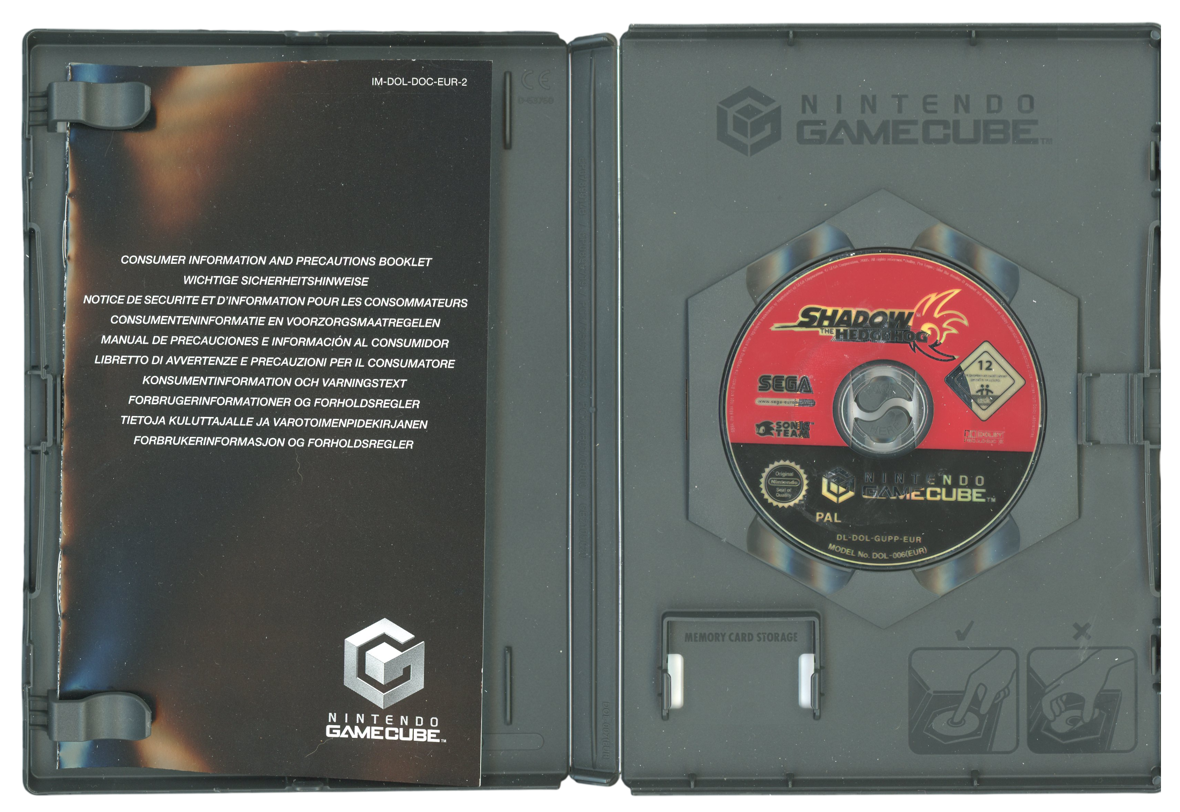 Shadow the hedgehog – Nintendo GameCube spill