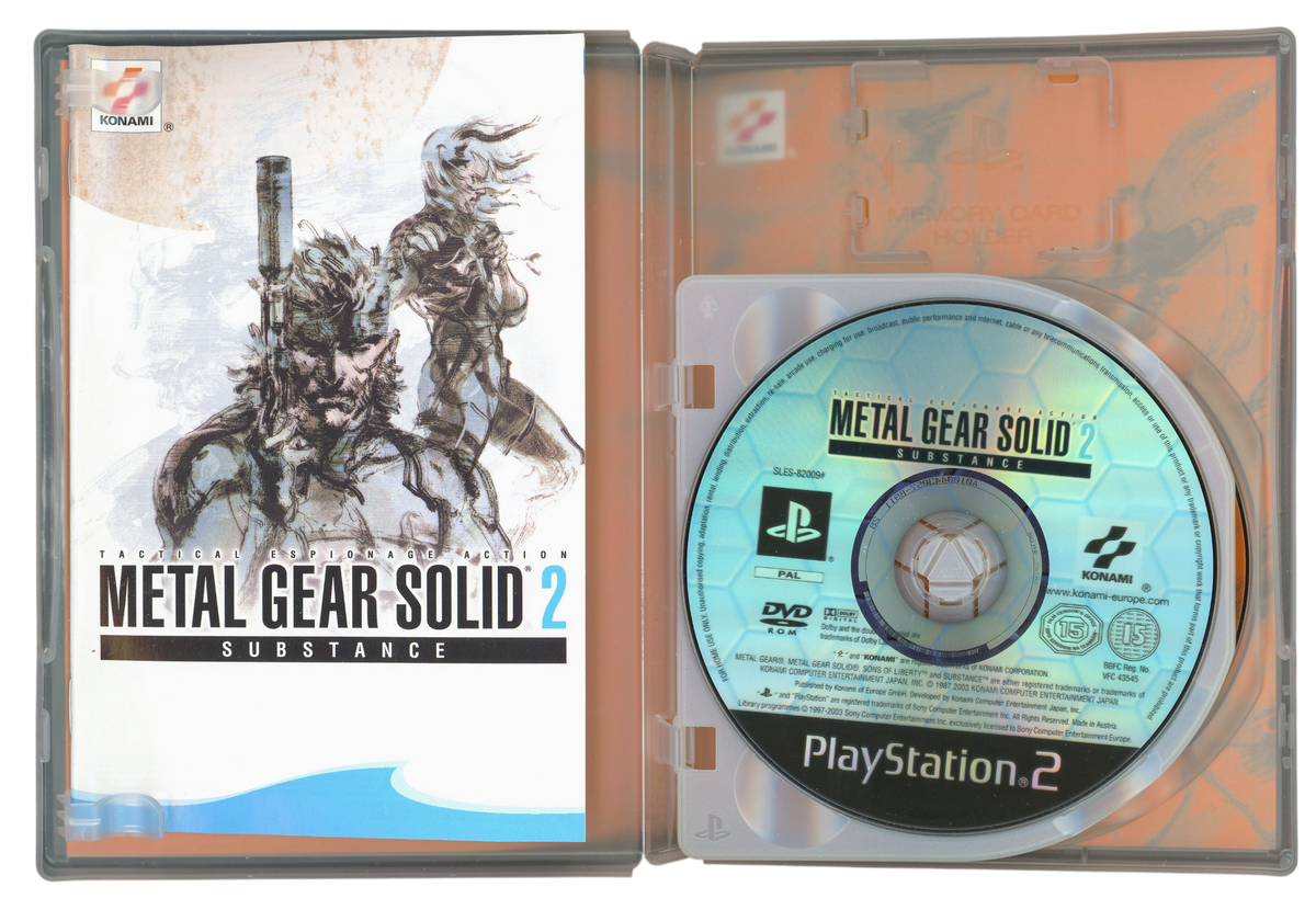 Metal gear solid 2 - Substance - Playstation 2 spill (PS2)