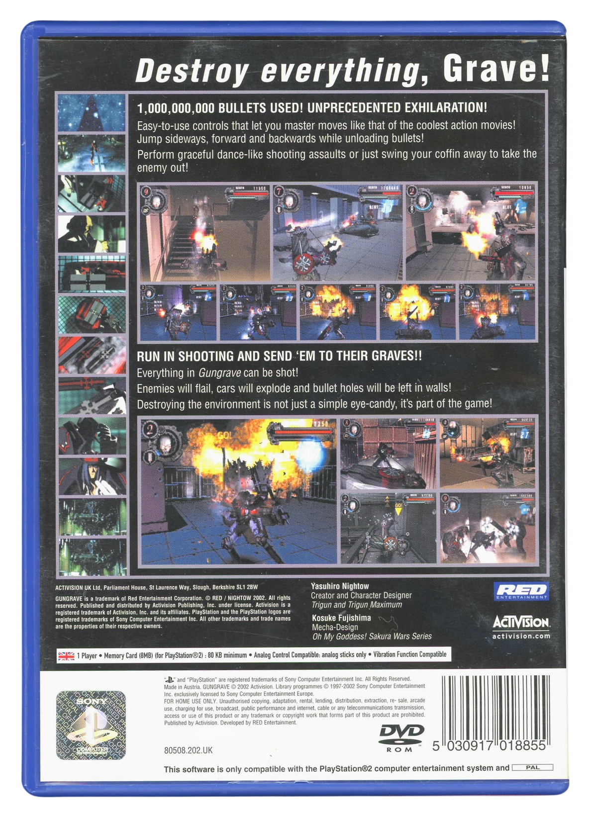 Gungrave - Playstation 2 spill (PS2)