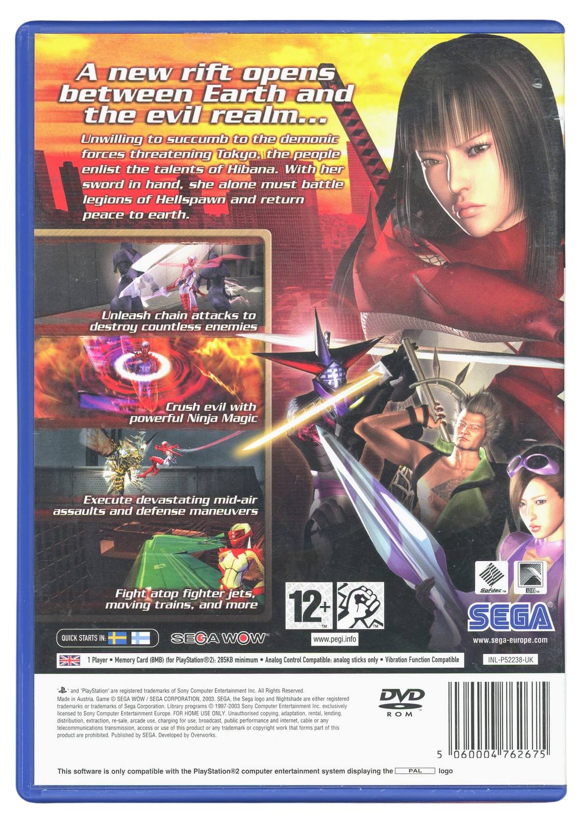 Nightshade - Playstation 2 spill (PS2)