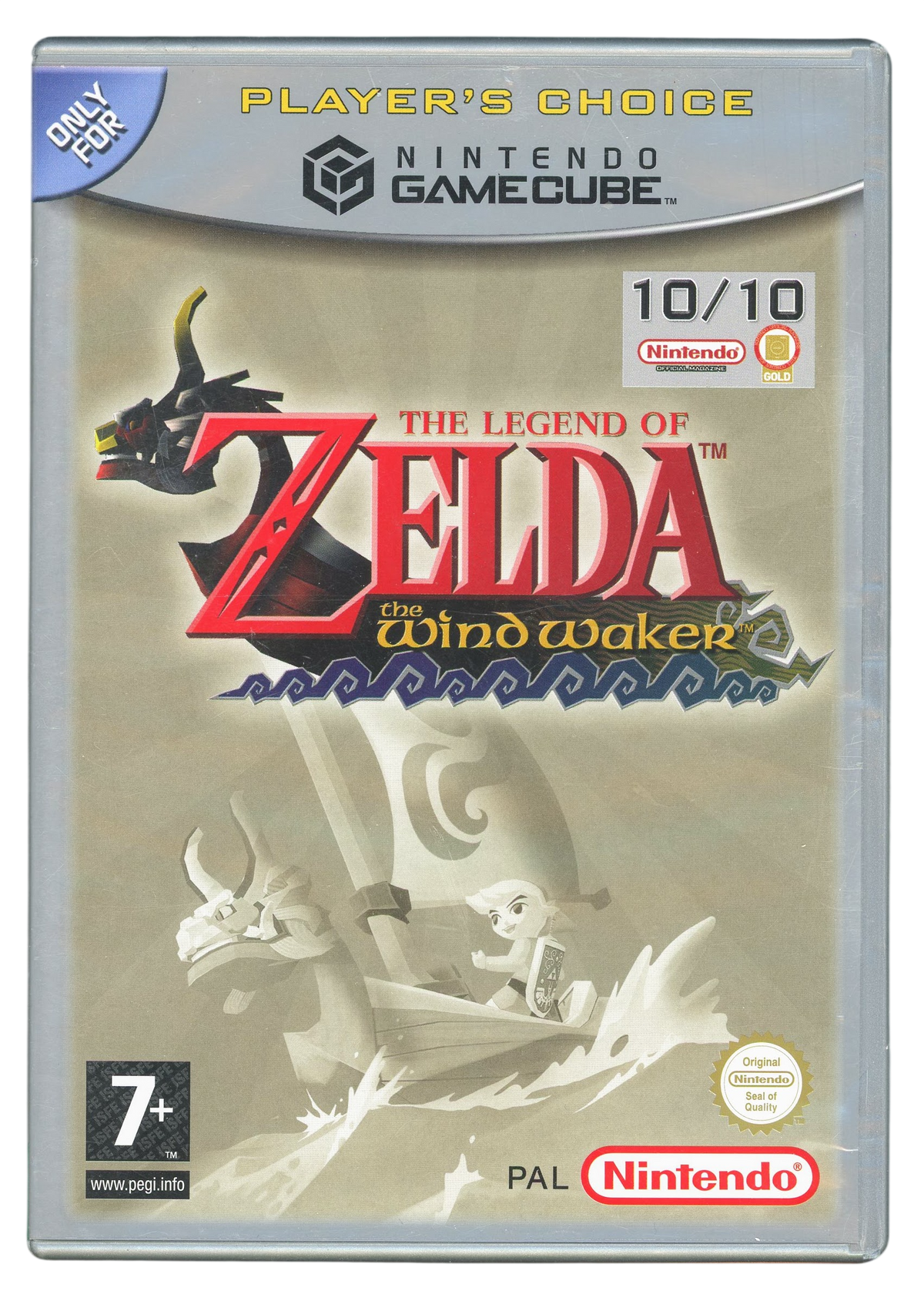 The legend of zelda - The wind waker (player's choice) – Nintendo GameCube spill