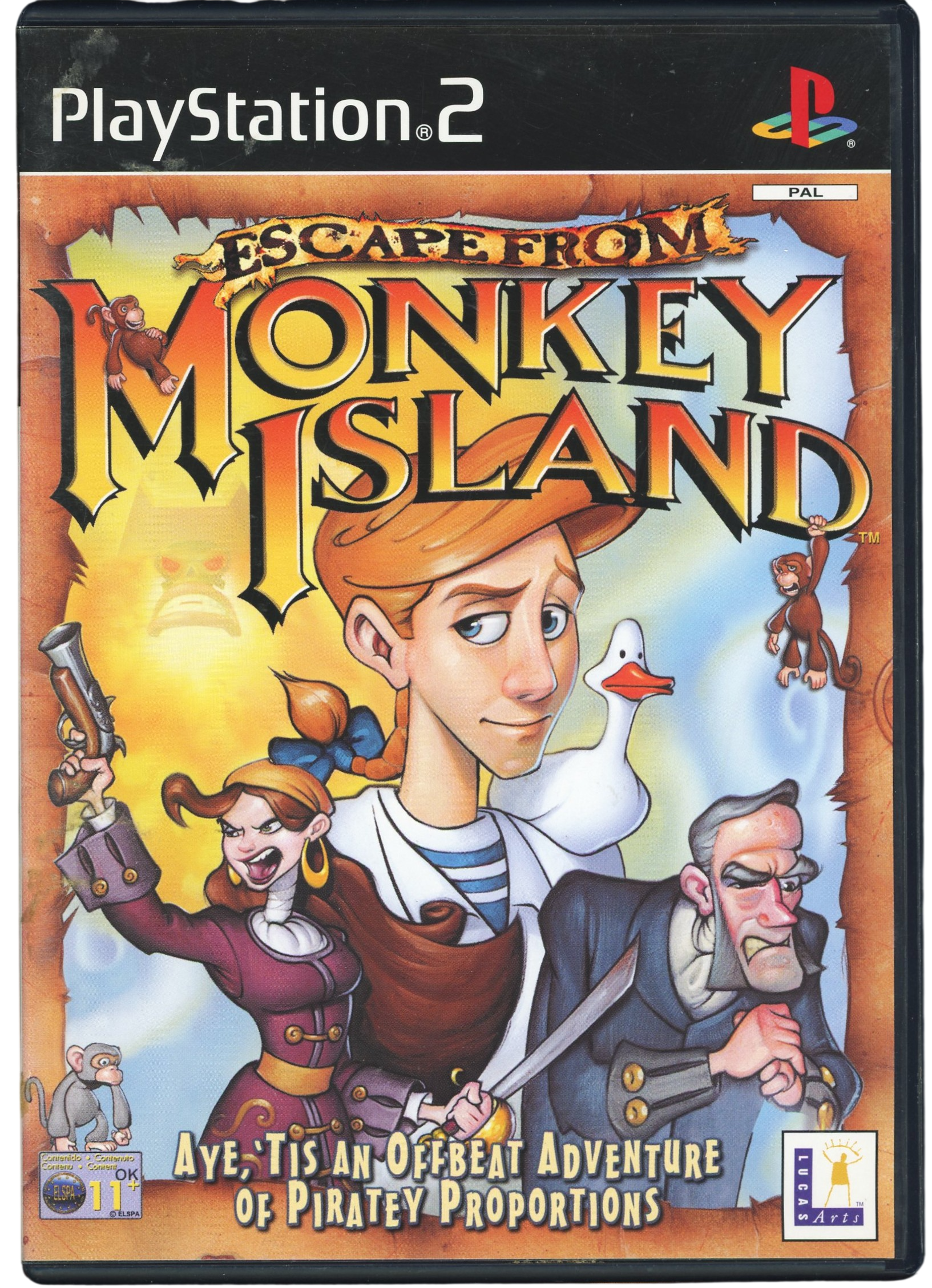 Escape from Monkey Island - Playstation 2 spill (PS2)