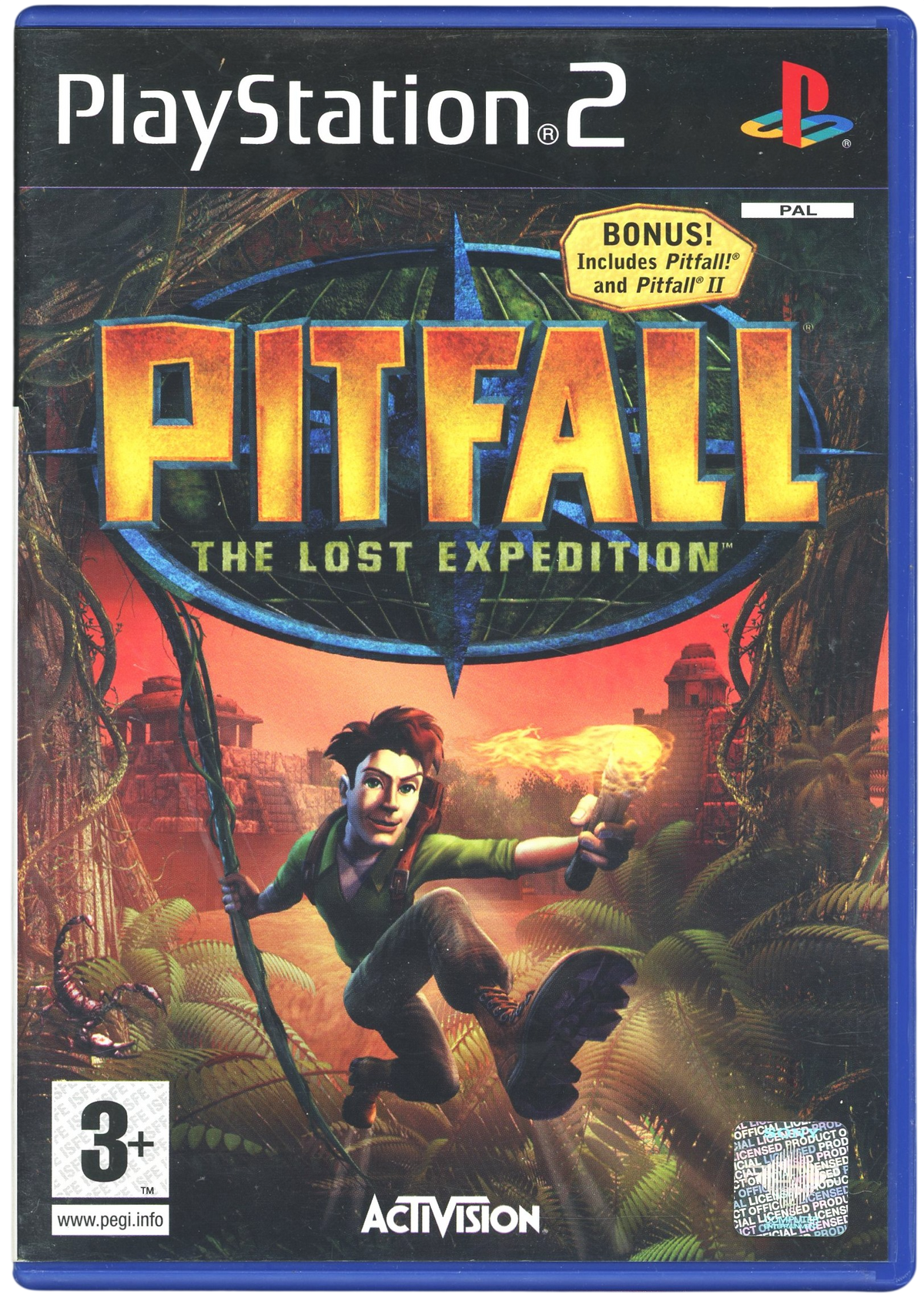Pitfall – The Lost Expedition - Playstation 2 spill (PS2)