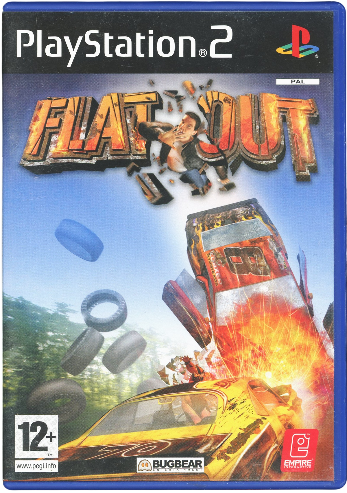 FlatOut - Playstation 2 spill (PS2)