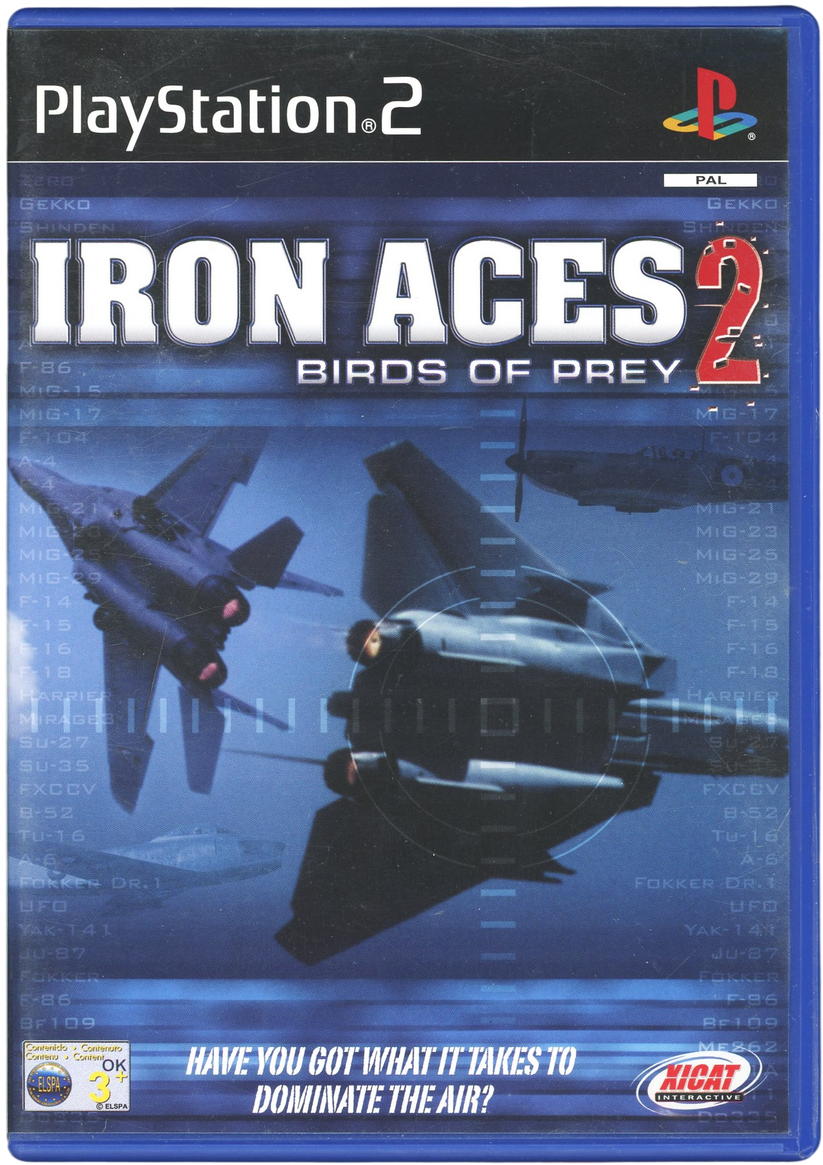 Iron Aces 2 - Birds of Prey - Playstation 2 spill (PS2)