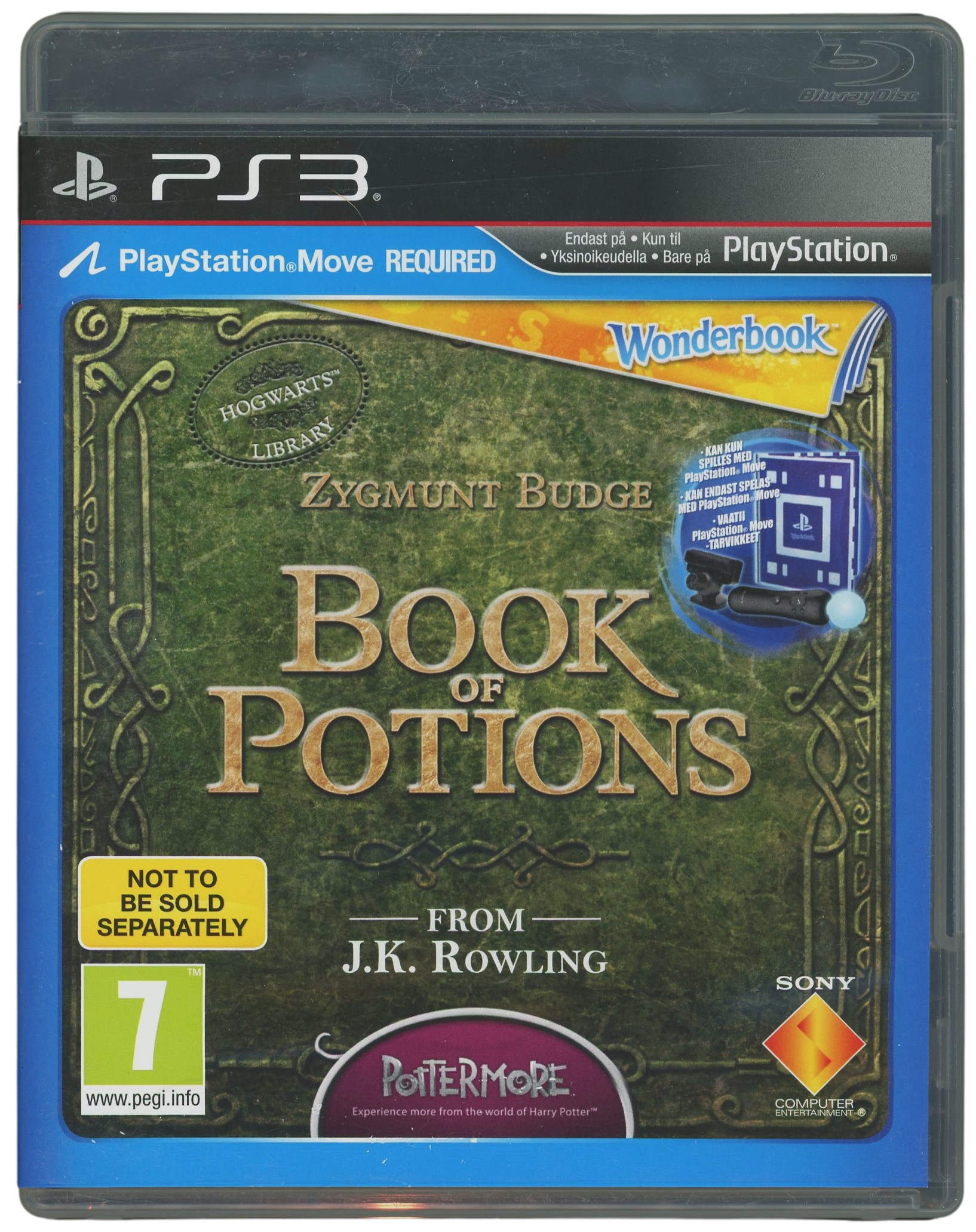 Book of Potions (Wonderbook) - Playstation 3 spill (ps3) (PS Move)
